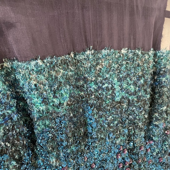 Elie Tahari Anabelle Embellished Feather Cocktail Dress NWT Sz.4 - Picture 6 of 8